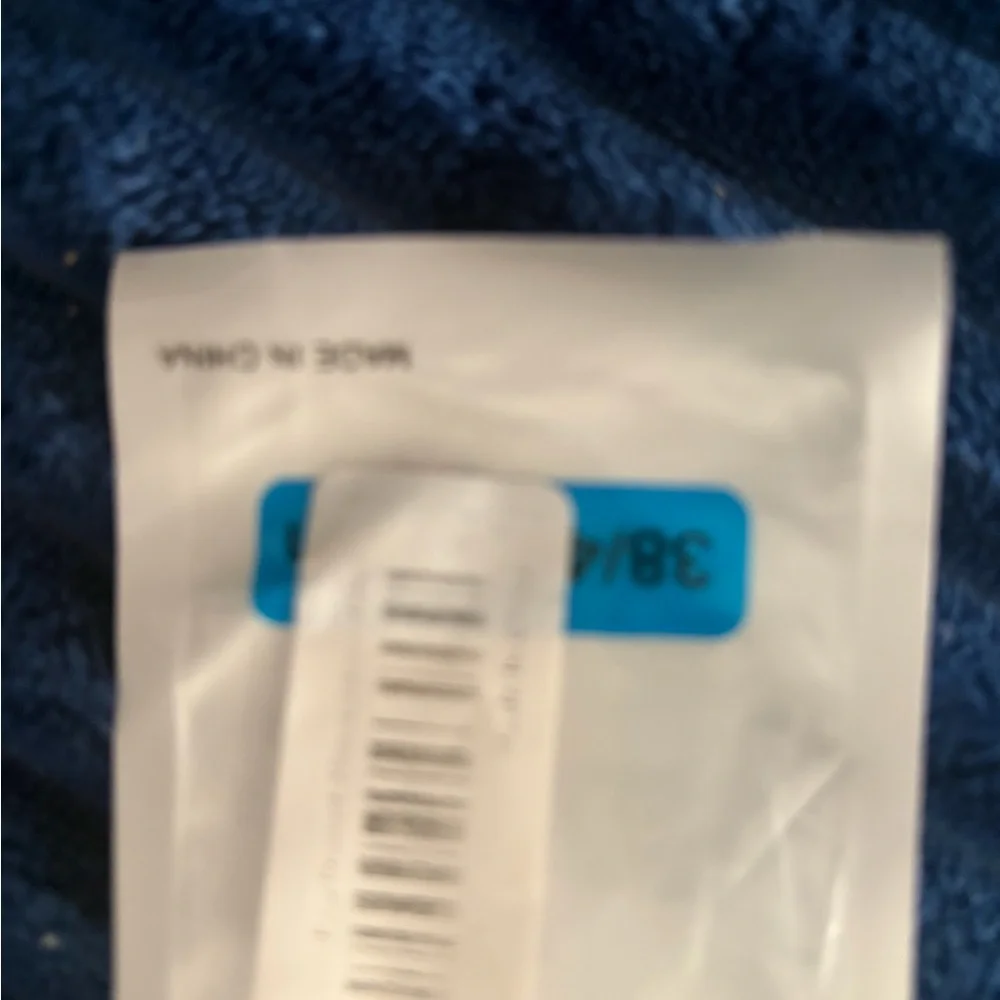 White and Blue Product apple watch band